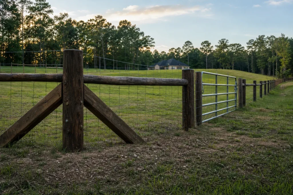 Field Fence Choices for Conroe-Area Acreage — Conroe-area fence planning