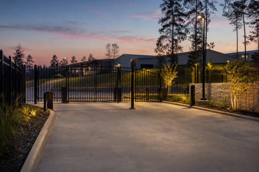 Layered Security Fencing for Conroe Businesses — Conroe-area fence planning